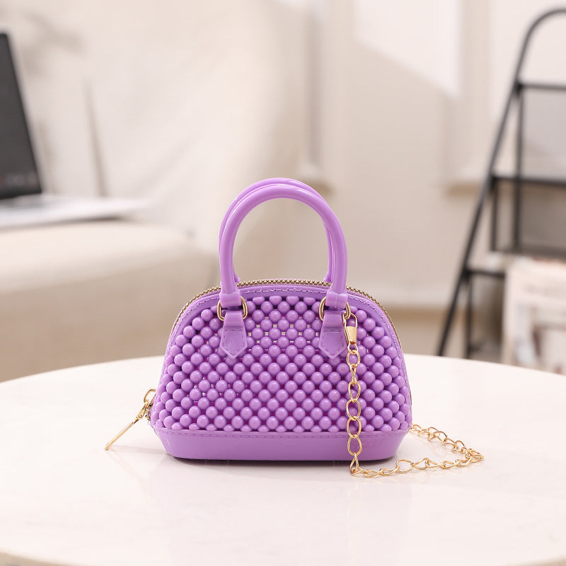 Mini Korean Style Fashion Shell Hollow Women's Handbag