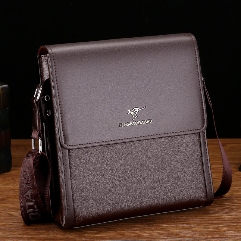 Men's Single Large Capacity Business Horizontal Vertical Men's Shoulder Bags
