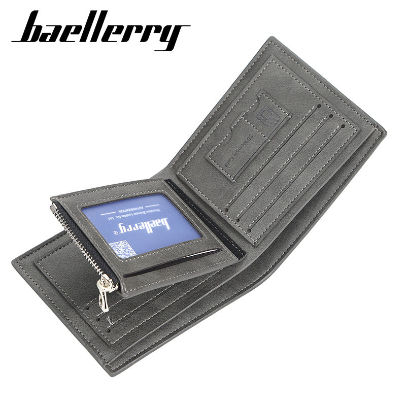Men's Short Korean Multiple Slots Driving License Fashion Men's Wallet