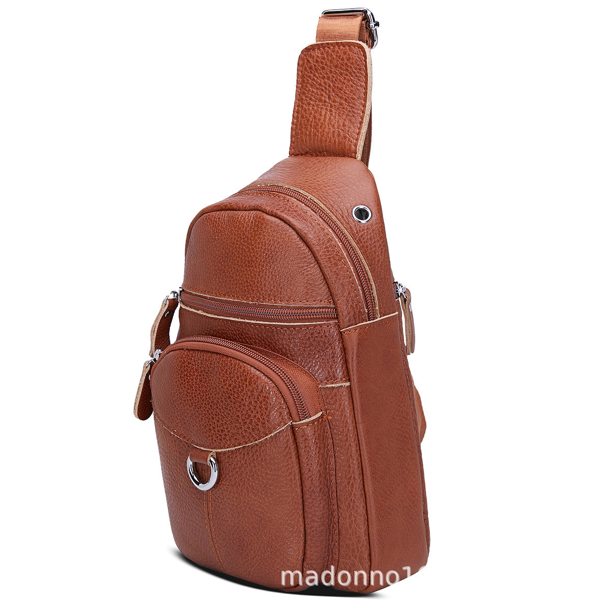 Women's & Men's & Genuine Leather Fashion Men's Chest Bags