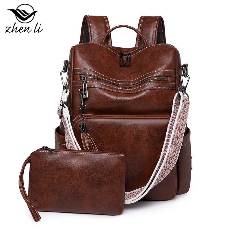 Women's Elegant Lightweight Retro Large Capacity Backpacks