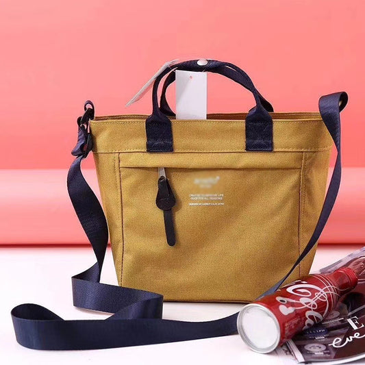 Women's High Sense Niche Canvas Large Capacity Shoulder Bags