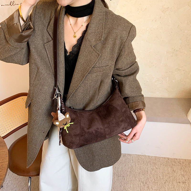 Women's Korean Style Simple Fashion Portable Dumpling Bags