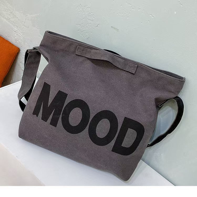 Men's Female Large Capacity Canvas Class Korean Men's Messenger Bags