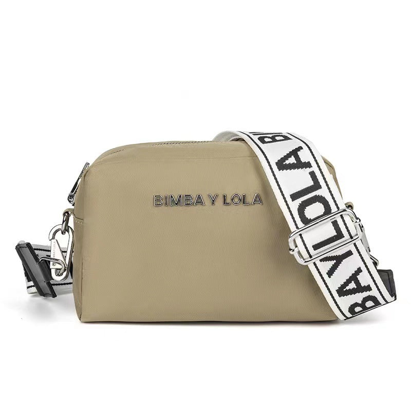 Stylish Women's Spanish Detachable Strap Letter Shoulder Bags
