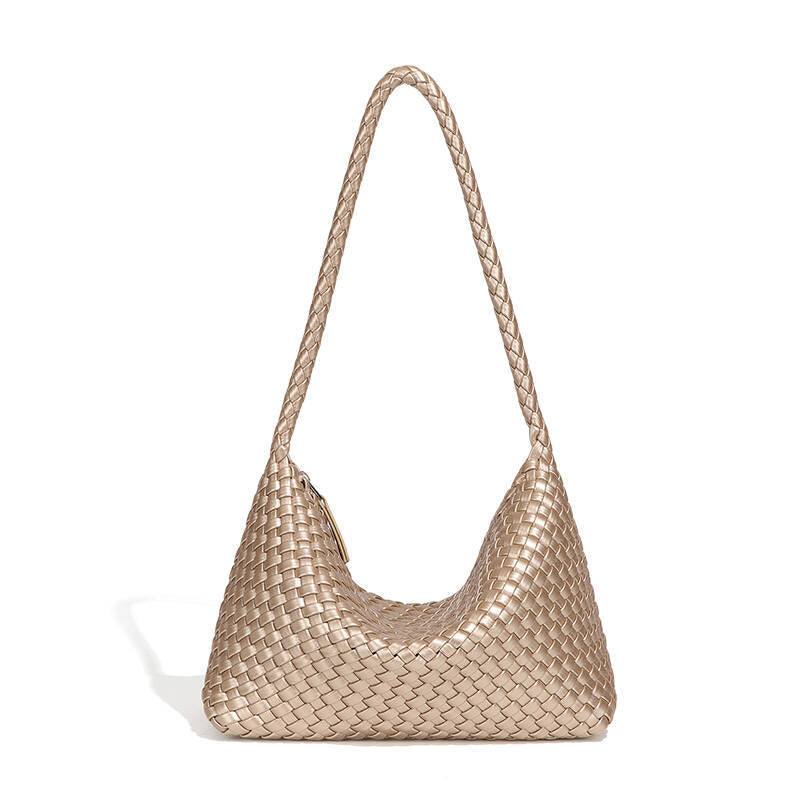 Women's Niche Underarm Vegetable Basket Woven Versatile Lazy Women's Shoulder Bag