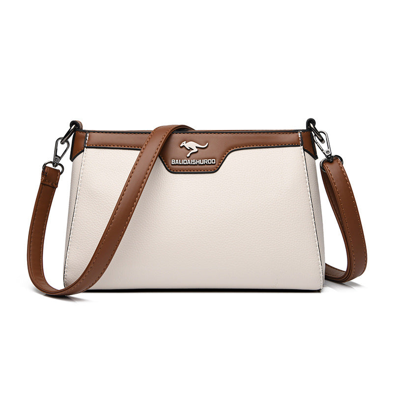 Women's Mother Simple Practical Mother-in-law Elegant Stitching Crossbody Bags