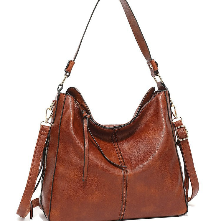 Women's Simple Hobo Korean Style Big Women's Shoulder Bag