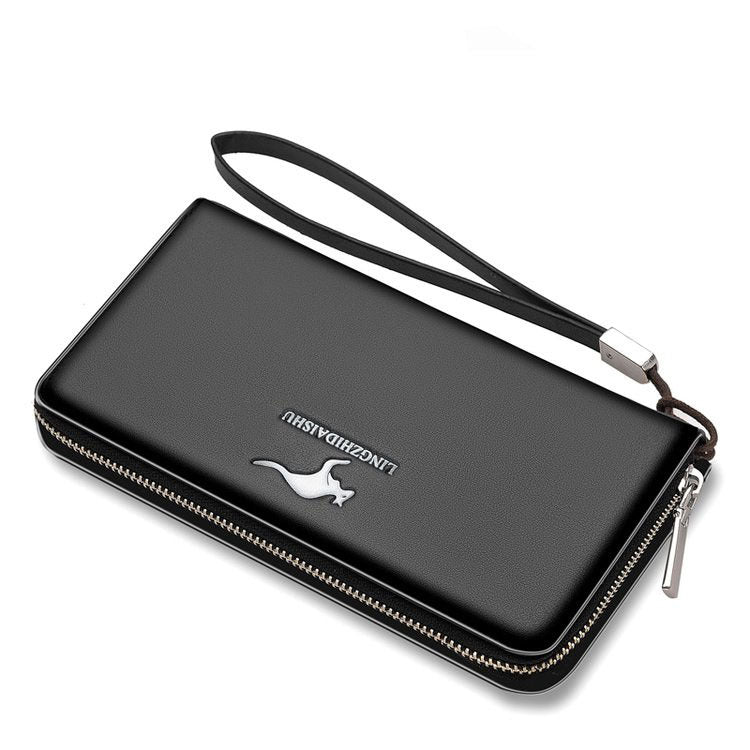 Men's Fashion Long Zipper Clutch Multiple Slots Men's Wallet