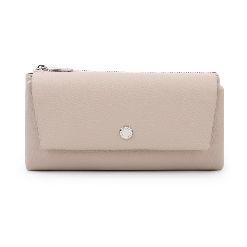 Lychee Pattern Three Fold Long Eastern European Ladies Wallet