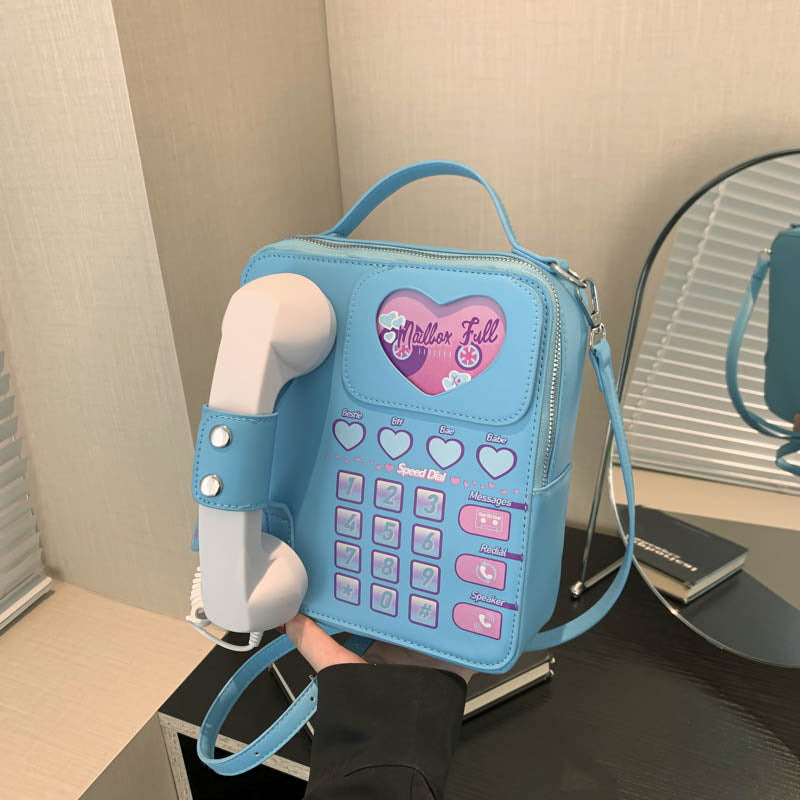 Mobile Fashion Portable Eccentric Personality Cartoon Bags