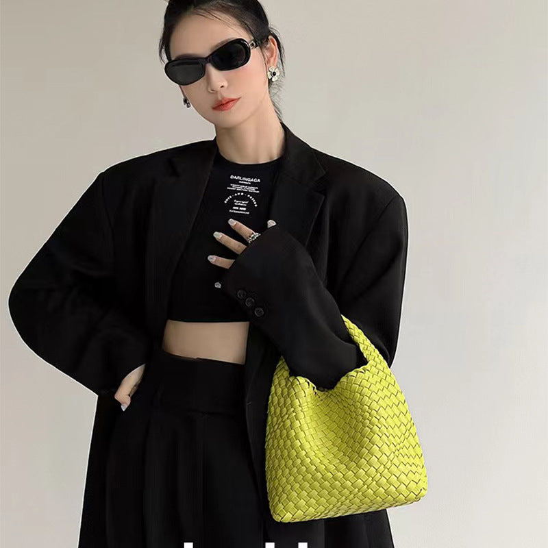 Women's Hand-woven Large Capacity Trendy Vegetable Basket Bags