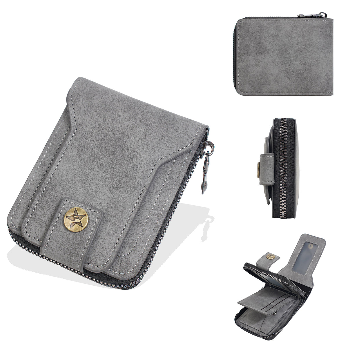 Men's Short Retro Credentials Storage High Sense Business Men's Wallet