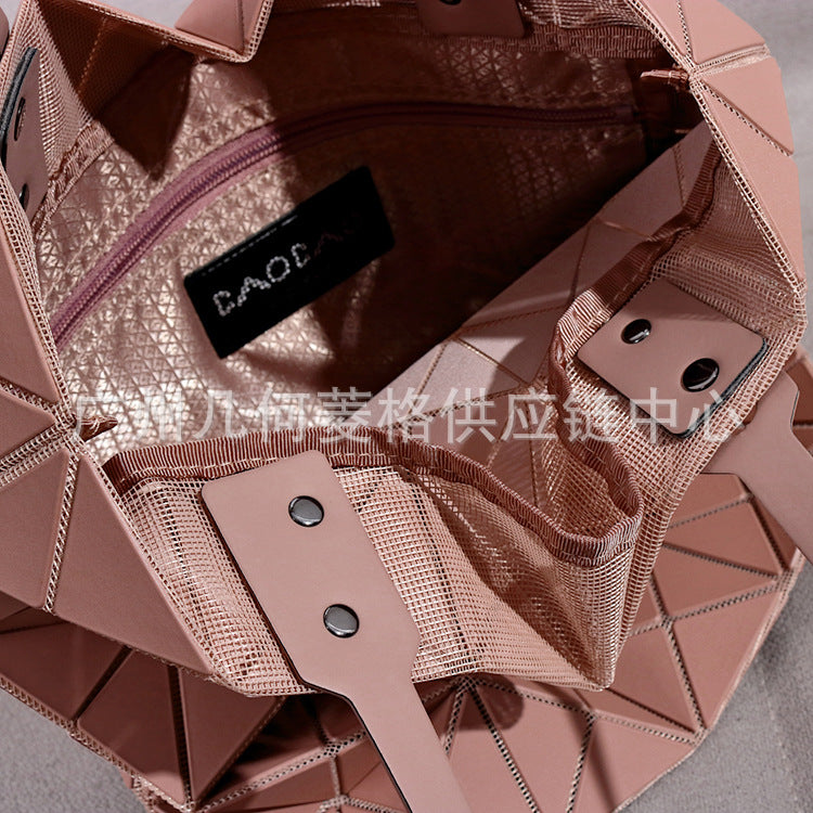 Fritillary Geometric Diamond Pattern Plaid Commuter Shoulder Bags