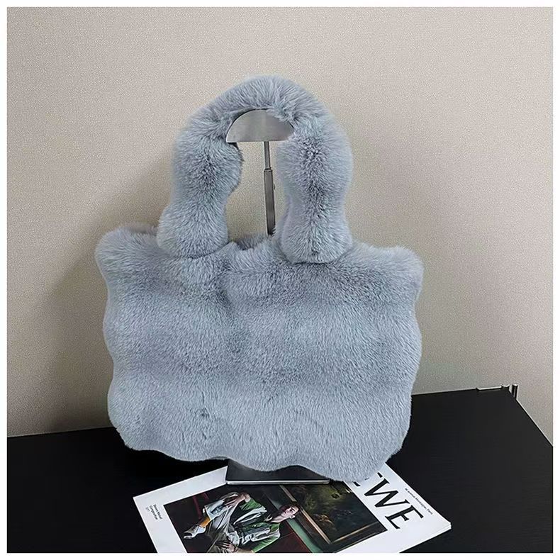Plush Fashion Easy Matching Large Capacity Shoulder Bags