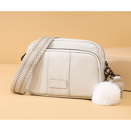 Women's Genuine Leather Trendy Fashion Simple Top Crossbody Bags