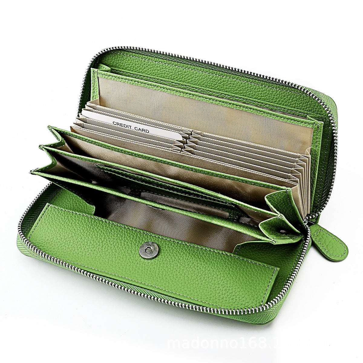 Women's Genuine Leather High-grade Large Capacity Long Ladies Wallets