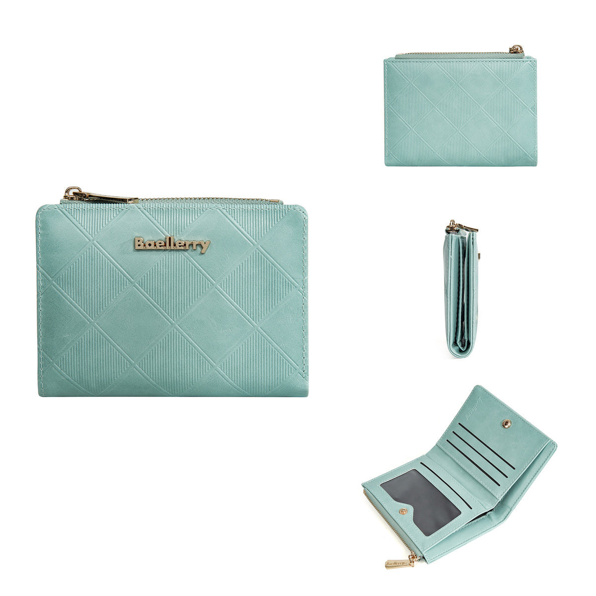 Cool Women's High-grade Diamond Zipper Fashion Ladies Wallet