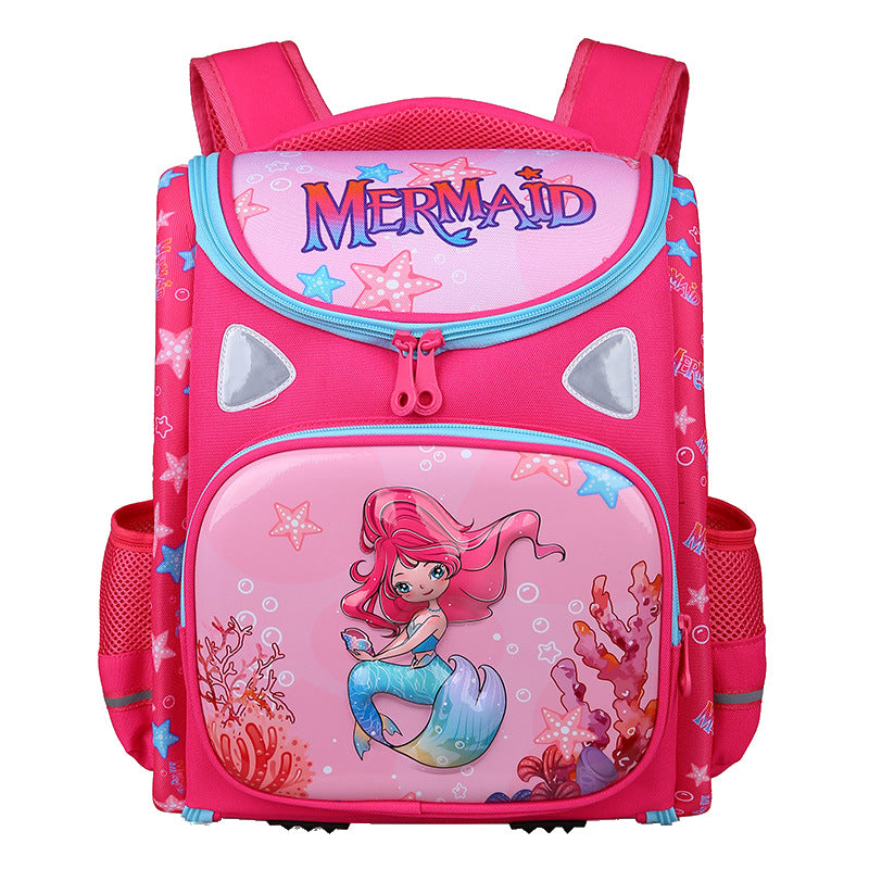 Primary Full Open Hard Shell Cartoon Elementary School Students' Schoolbags
