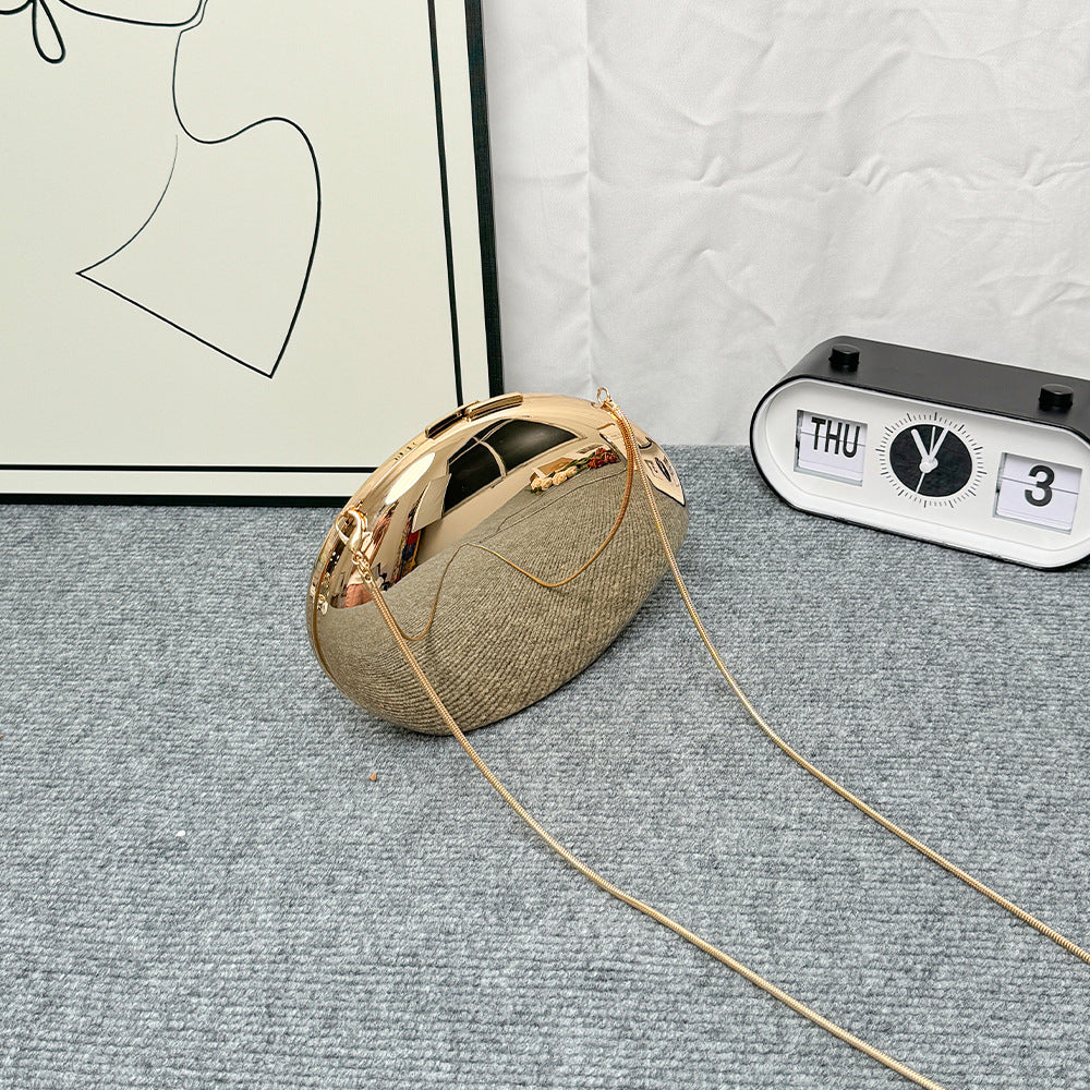 Niche Metal Shell Female Fashion Chain Evening Bags