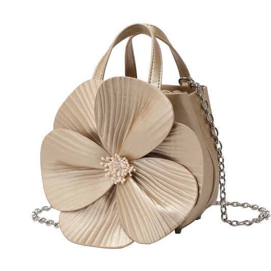 Petals Dinner Flowers Barrel Fashion Trend Evening Bags