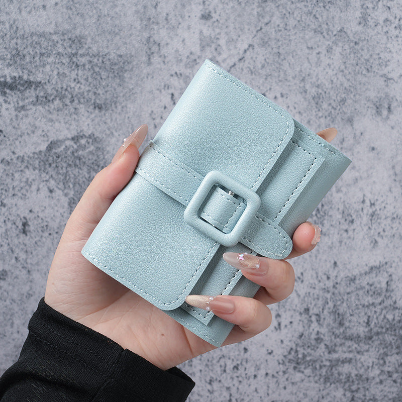 Women's Temperament Wild Short Summer Fresh Solid Ladies Wallet