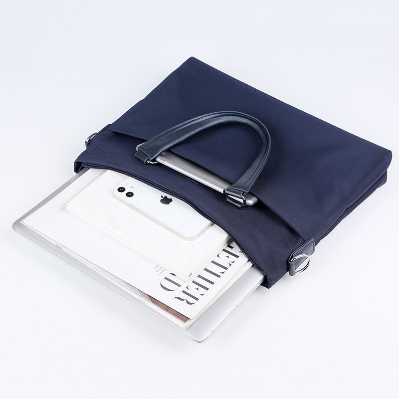 Men's Portable Horizontal Oxford Cloth Trendy Large Men's Briefcases