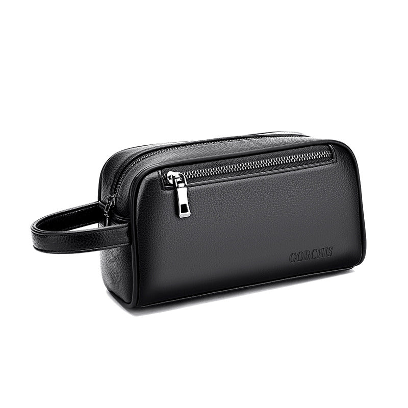 Men's Clutch Password Large Capacity Soft Leather Men's Handbags