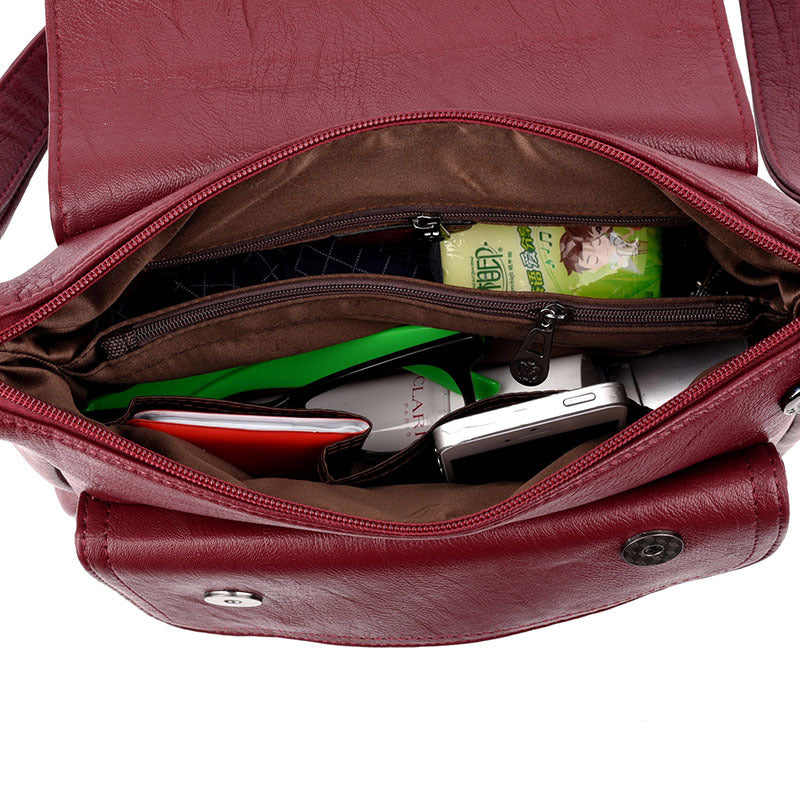 Stylish Women's Korean Style Soft Leather Crossbody Bags