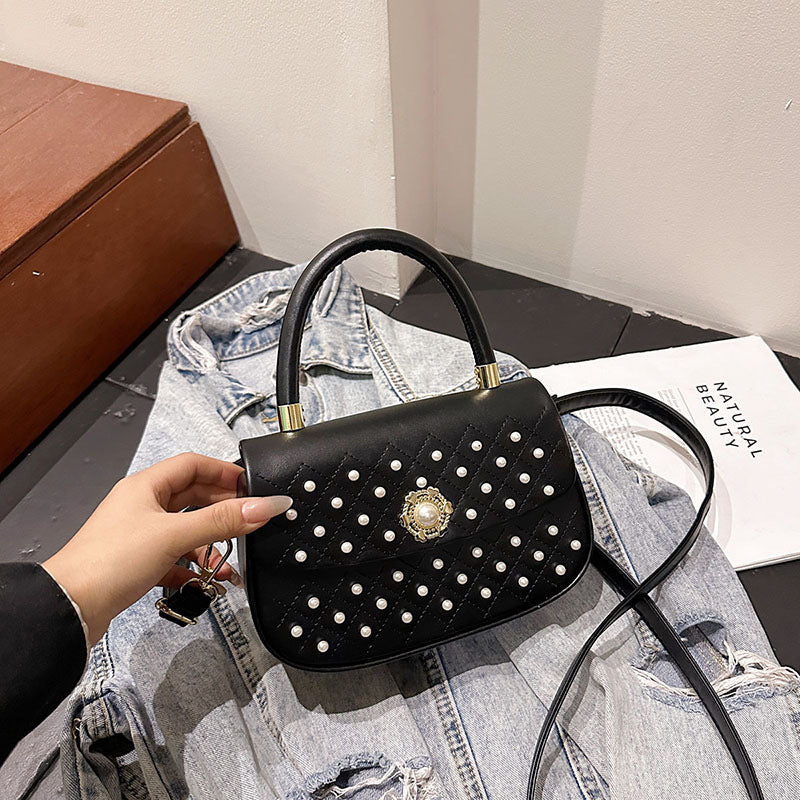 Western Style Textured Spring Good-looking Pearl Women's Shoulder Bag