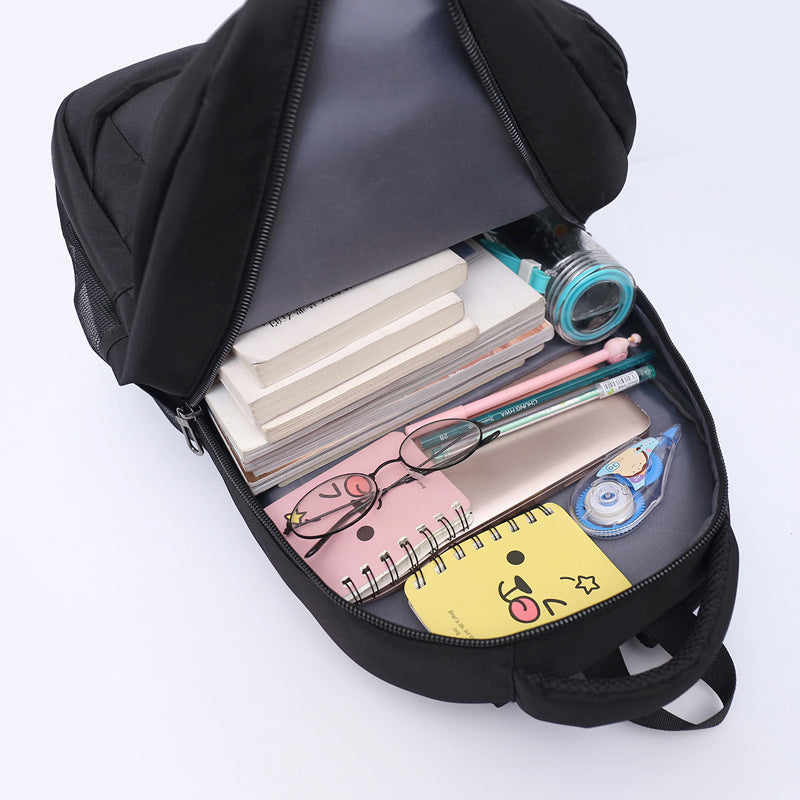 Men's Junior's Large Capacity Waterproof Big Middle School Students' Schoolbags