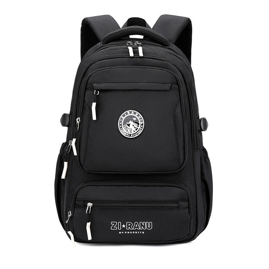 Men's Natural Fish Junior High Large Capacity Middle School Students' Schoolbags