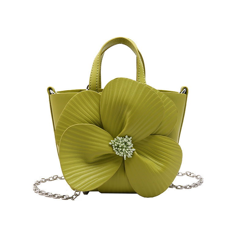 Women's Cute High-grade Three-dimensional Flower Hand-held Banquet Handbags