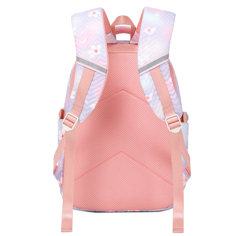 Printed Three-piece Set Clear Sweet Fashion Elementary School Students' Schoolbags