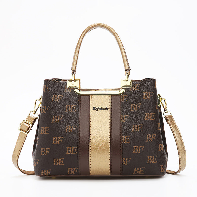 Women's Day Free Fashion Color Matching Single Handbags