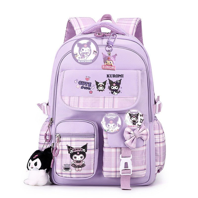 Female Cartoon Cute Portable Burden Alleviation Backpacks