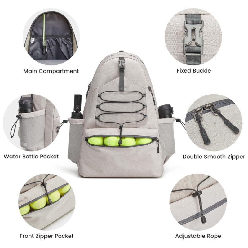 Women's & Men's & Tennis Large Pick Ball Can Hold Sports Backpacks