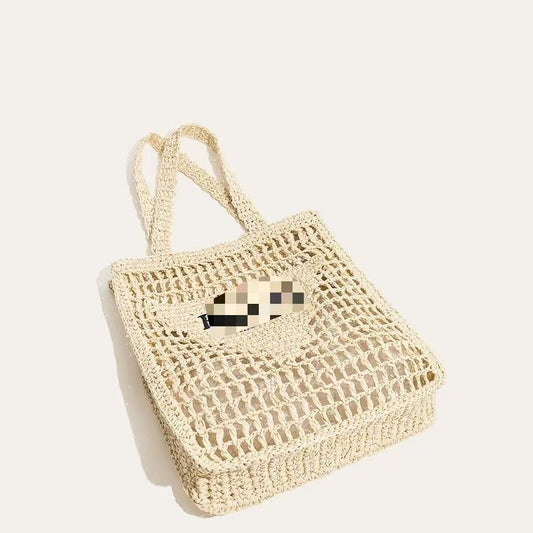 Women's Durable Woven Bearded Needle Portable Bags