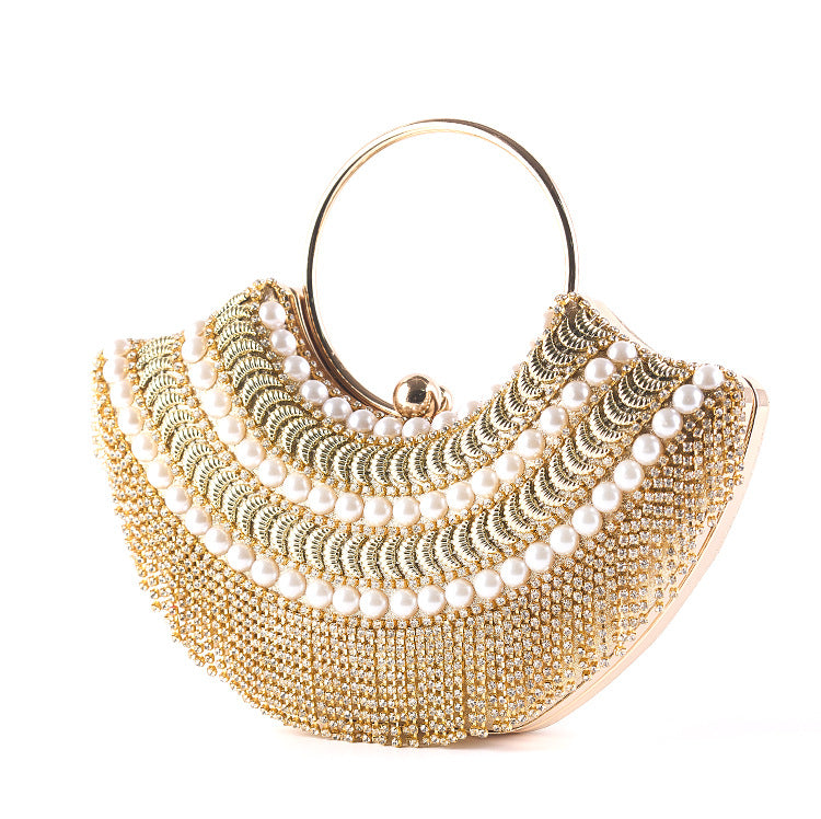 Women's Dinner Banquet Hand Holding Clutch Mobile Evening Bags