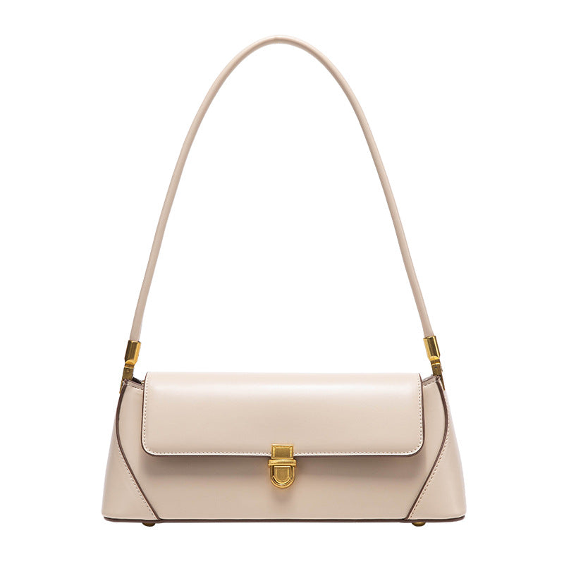 Women's Baguette Design High-grade Simple Black Underarm Handbags