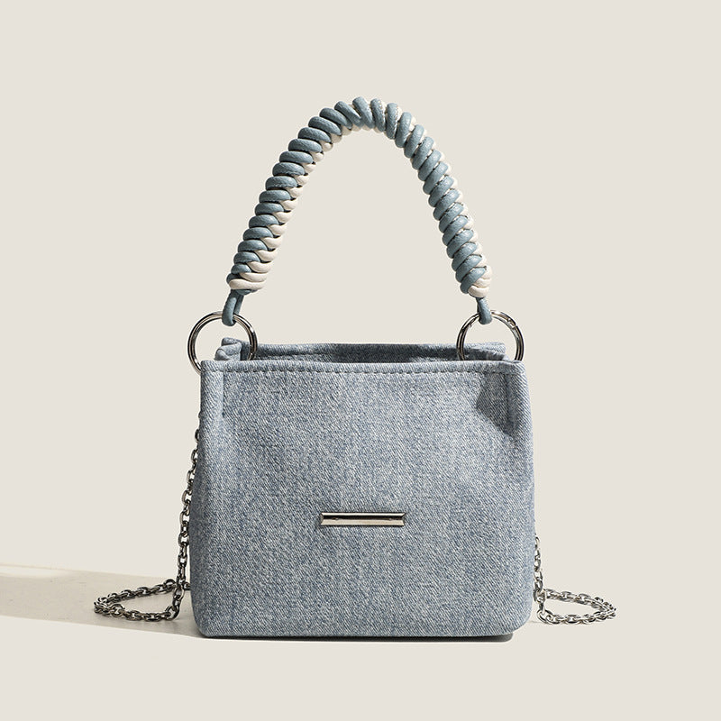 Pretty Underarm Jean Design Chain Simple Bags