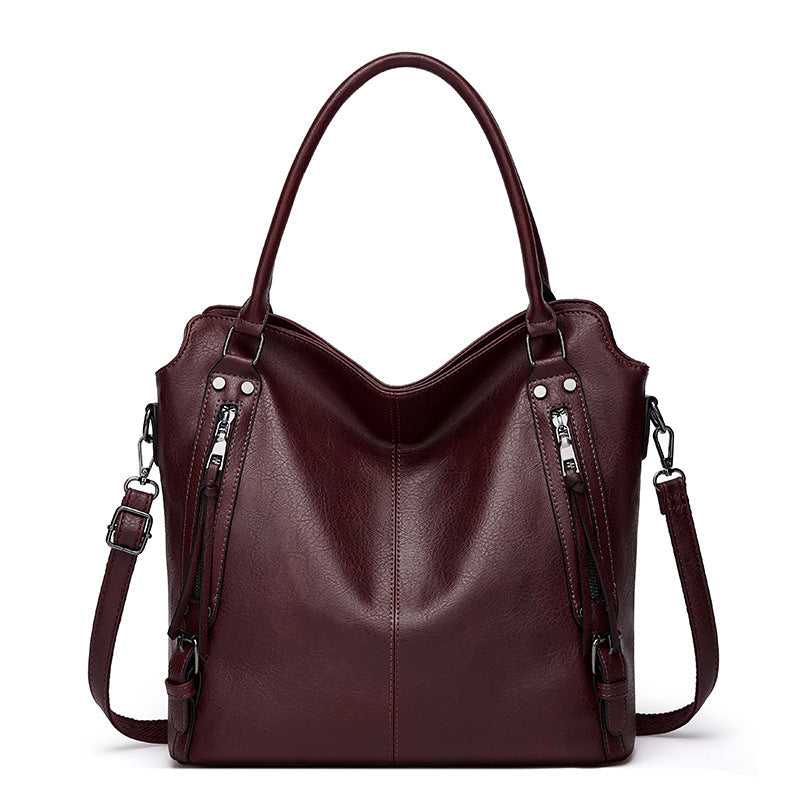 Women's Large Portable Soft Leather Capacity Women's Handbag