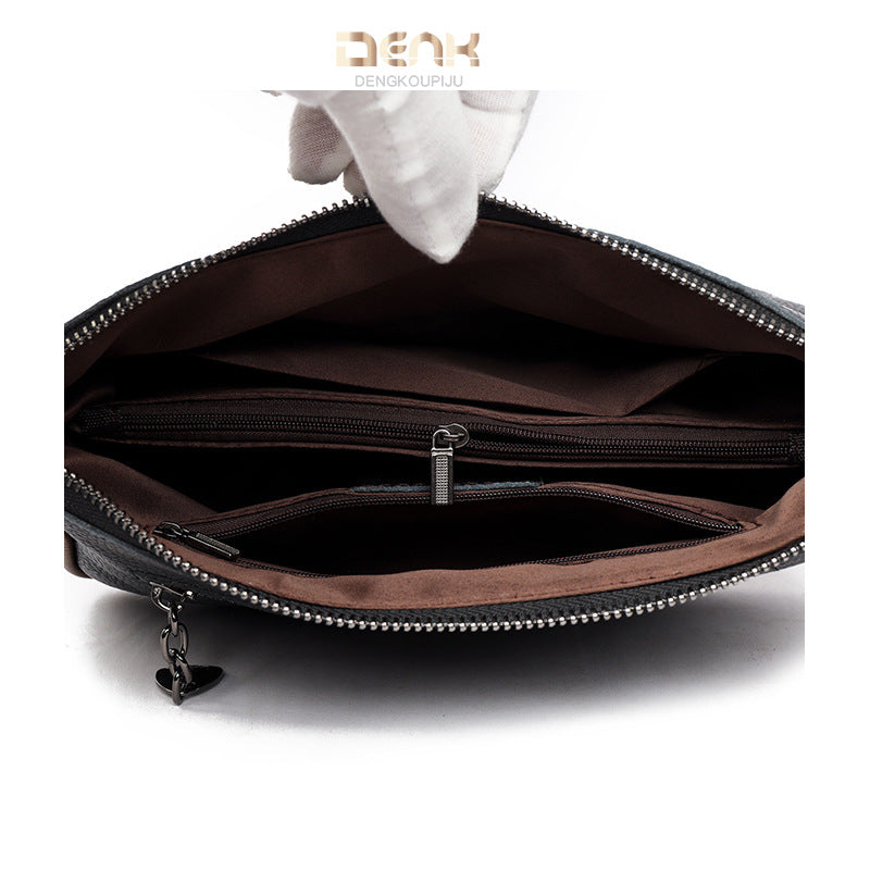 Women's Genuine Leather Trendy High-grade Niche Underarm Crossbody Bags