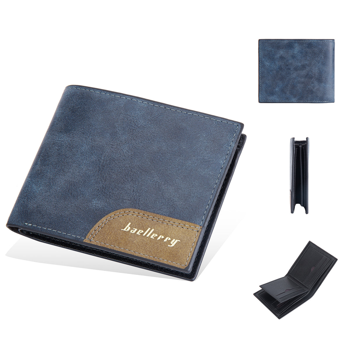 Men's Short Business Multiple Slots Swiping Fashion Coin Purses