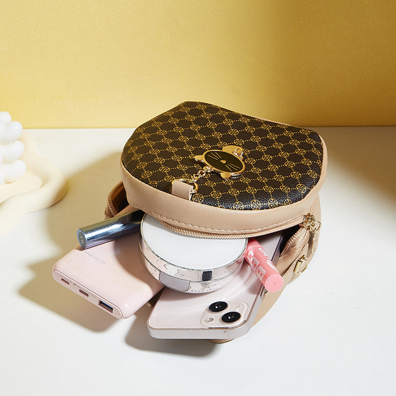 Pattern Cloth Round Simple Pouch Printing Bags