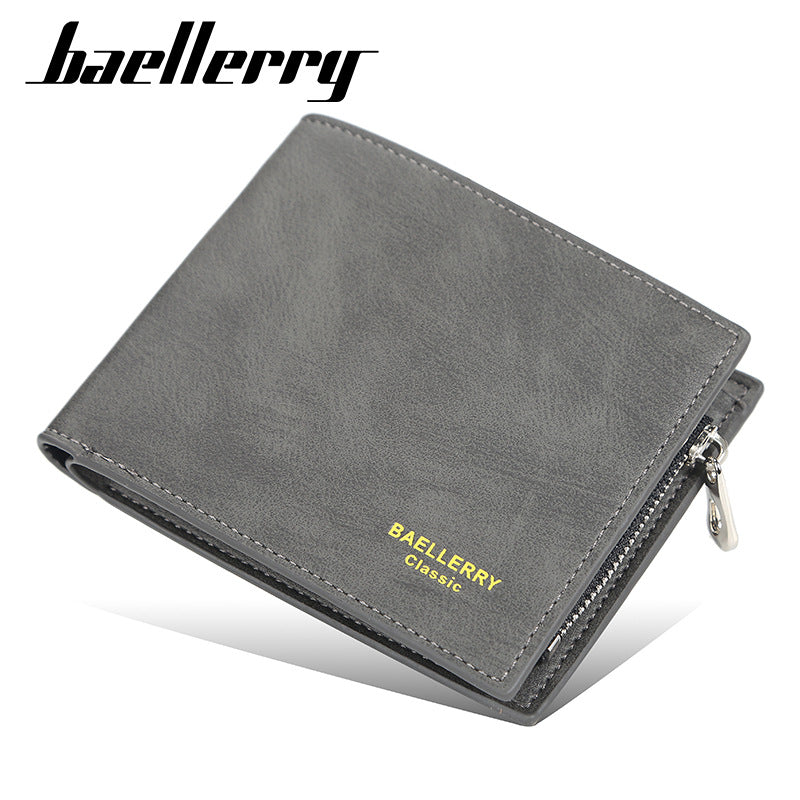 Men's Short Korean Multiple Slots Driving License Fashion Men's Wallet