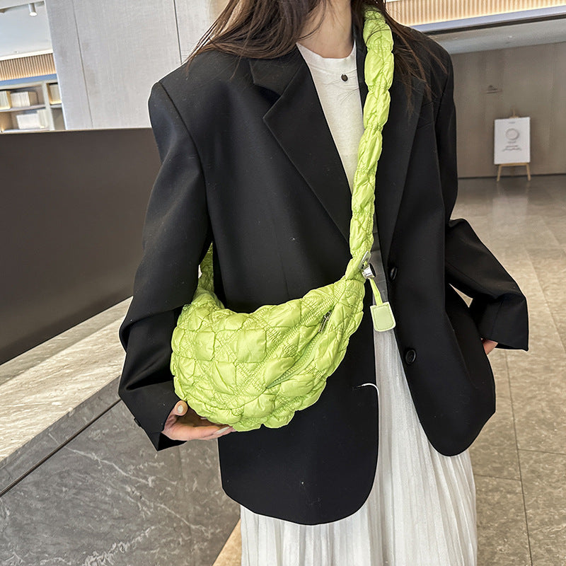Pleated Cloud Bubble Underarm Lightweight Dumpling Women's Shoulder Bag
