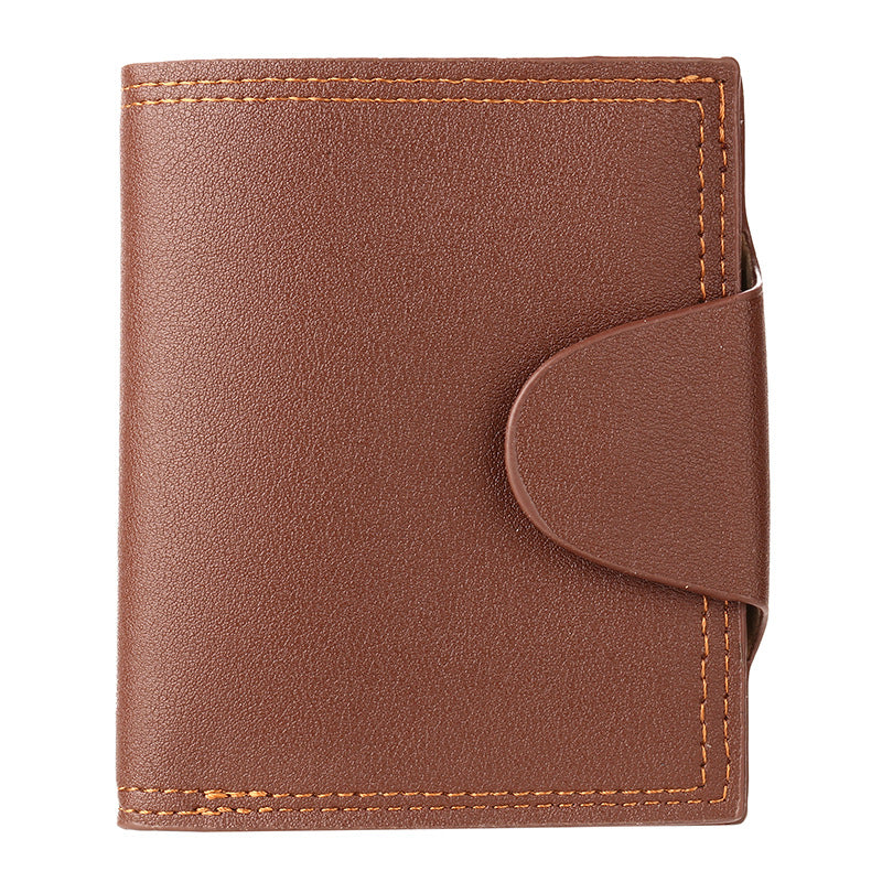 Men's Short Simple College Trendy Unique Soft Card Holder