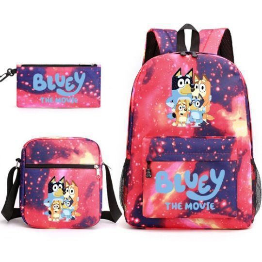 Women's & Men's & Three-piece Leisure Printed Large Capacity Backpacks