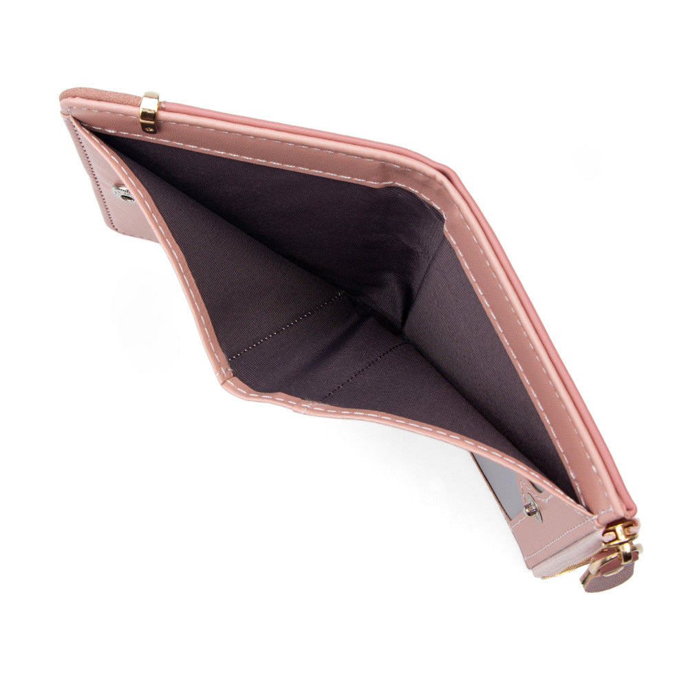 Women's Short Fashion Zipper Korean Simple Multi Ladies Wallet